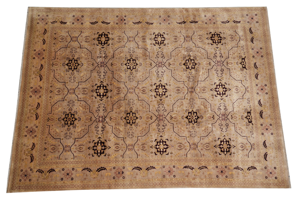 9 x 12 New Handmade Reproduction Antique Rug #B-72543