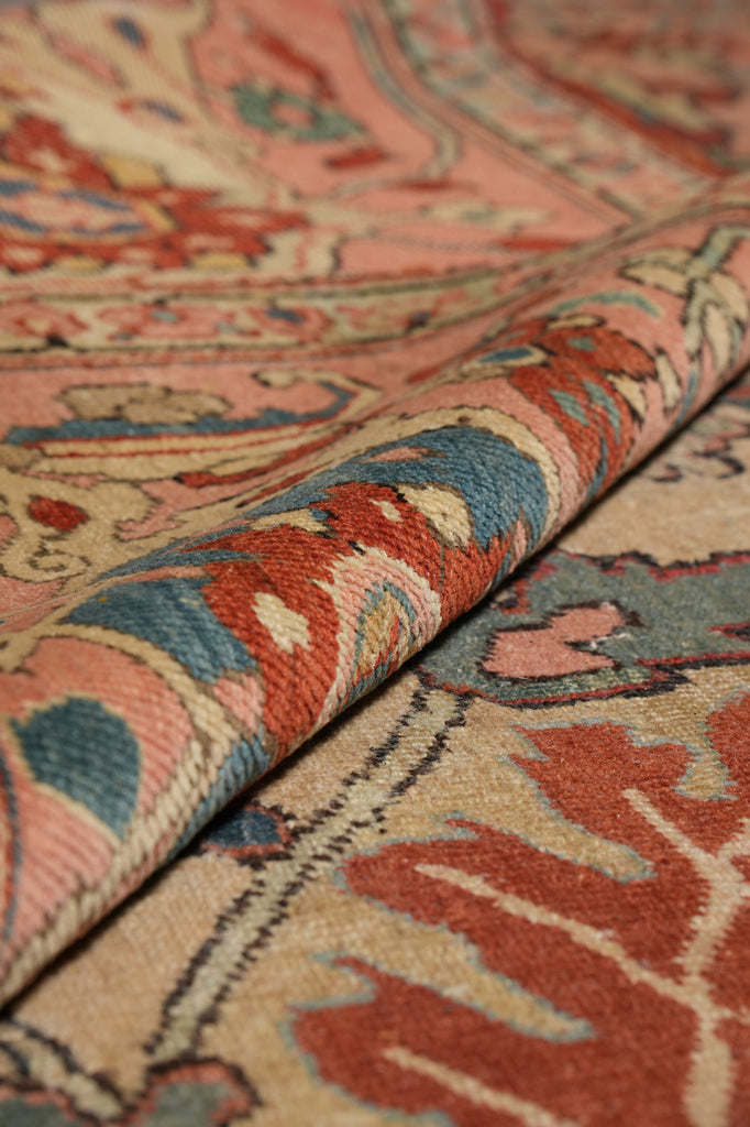 9 x 12 Authentic Original Persian Serapi Rug Iran 1930's #PIX-14954
