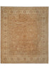 Load image into Gallery viewer, 7.2 x 8.2 Squarish Hand-Knotted Chobi Peshawar Zigler Carpet Neutral Brown #F-4376