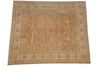 Load image into Gallery viewer, 7.2 x 8.2 Squarish Hand-Knotted Chobi Peshawar Zigler Carpet Neutral Brown #F-4376