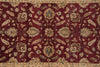 Load image into Gallery viewer, 5 x 8 Natural BURGUNDY Wool Hand-Knotted Chobi Peshawar Rug - Pakistan #B-74063