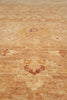 Load image into Gallery viewer, 7.2 x 8.2 Squarish Hand-Knotted Chobi Peshawar Zigler Carpet Neutral Brown #F-4376
