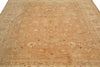 Load image into Gallery viewer, 7.2 x 8.2 Squarish Hand-Knotted Chobi Peshawar Zigler Carpet Neutral Brown #F-4376