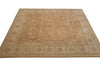 Load image into Gallery viewer, 7.2 x 8.2 Squarish Hand-Knotted Chobi Peshawar Zigler Carpet Neutral Brown #F-4376