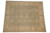 Load image into Gallery viewer, 8 x 9.7 Light Green Chobi Peshawar Rug #F-4377