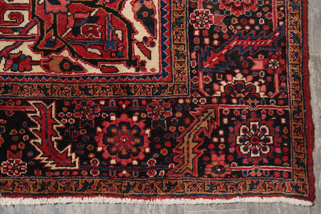 10 x 13 Persian Heriz Sherabian Rug #F-4599