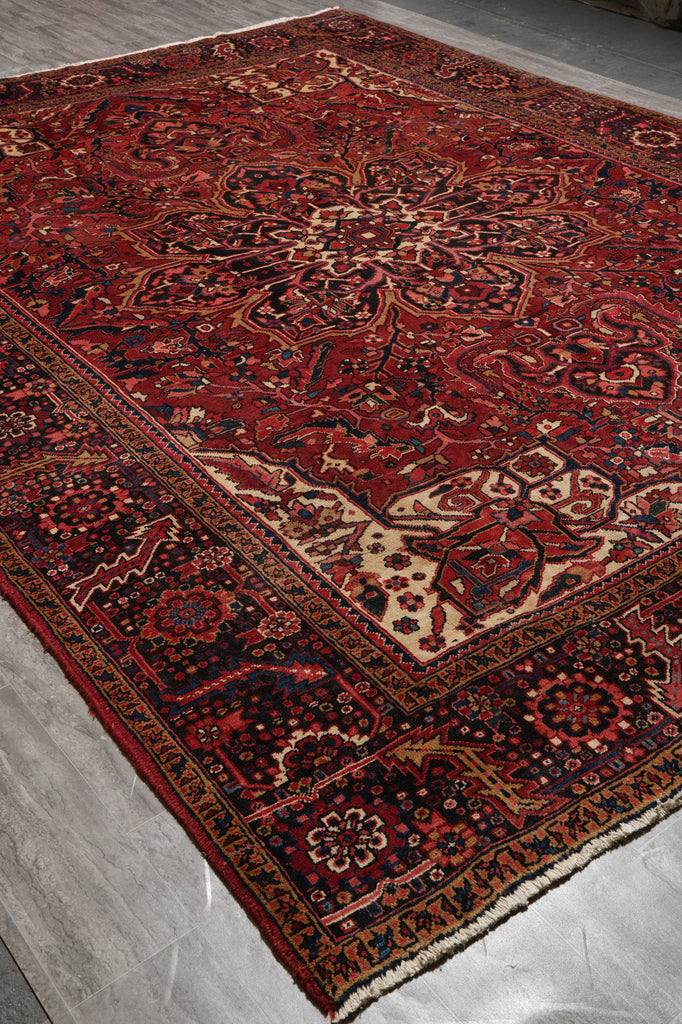 10 x 13 Persian Heriz Sherabian Rug #F-4599