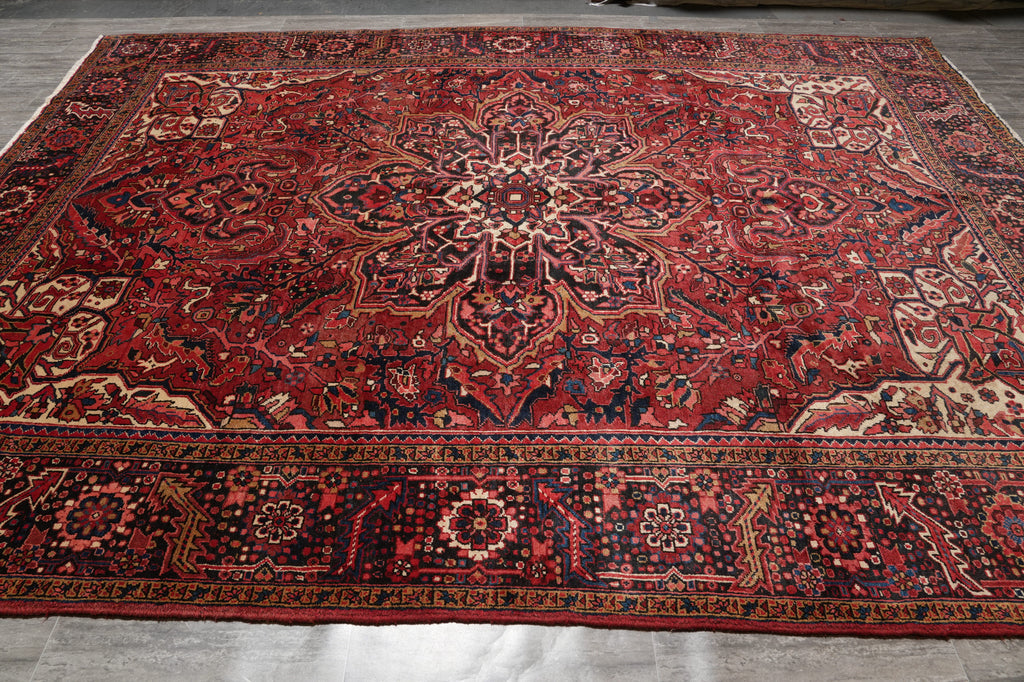 10 x 13 Persian Heriz Sherabian Rug #F-4599