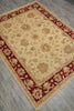 Load image into Gallery viewer, 5.7 x 7 5 x 7 Natural Wool Hand-Knotted Chobi Peshawar Ziegler Rug - Pakistan - Pakistan #PIX-21418