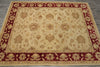 Load image into Gallery viewer, 5.7 x 7 5 x 7 Natural Wool Hand-Knotted Chobi Peshawar Ziegler Rug - Pakistan - Pakistan #PIX-21418