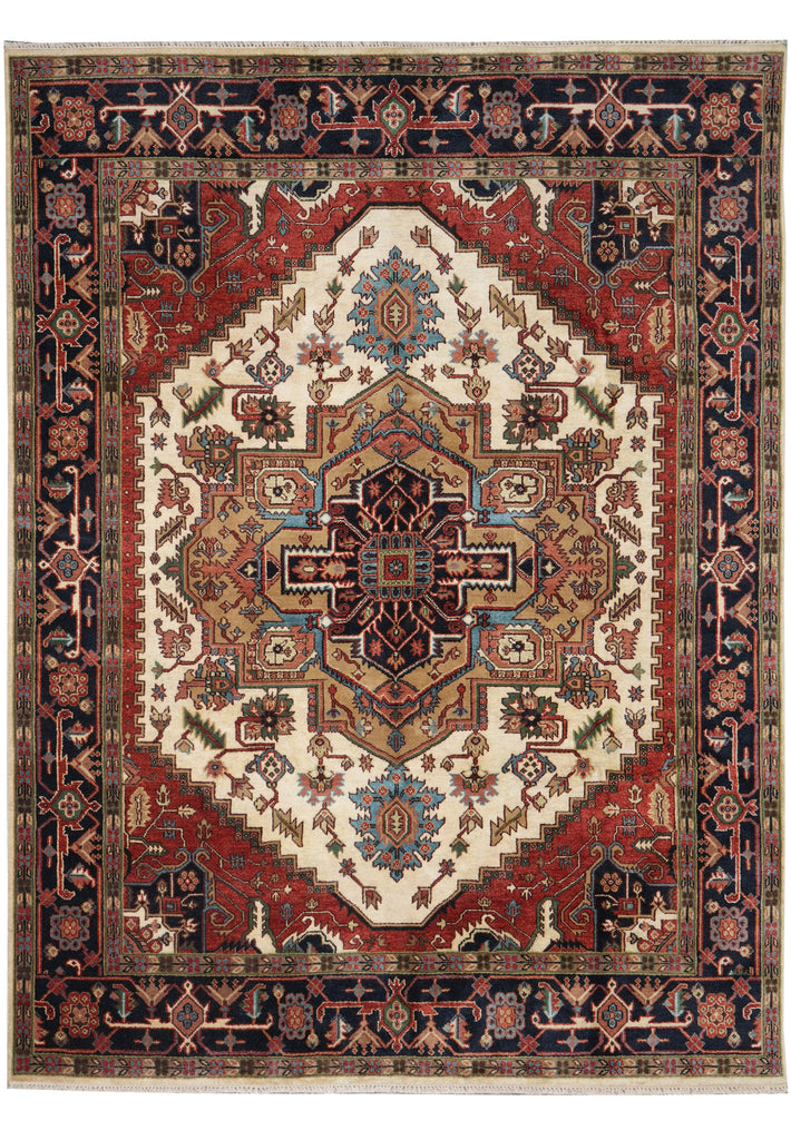 9 x 12 New Handmade Heriz Serapi Rug