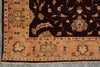 Load image into Gallery viewer, 5 x 6.8 Brown Chobi Peshawar Handmade Rug #PIX-9782