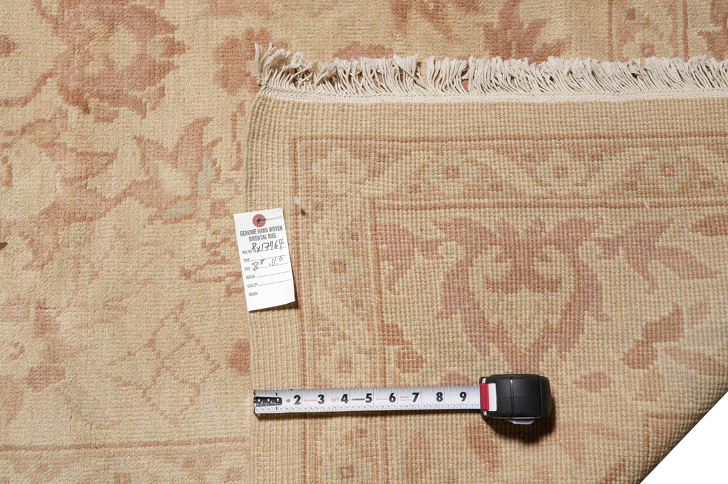 8.8 x 11.6  Neutral New Oushak Rug #PIX-17464