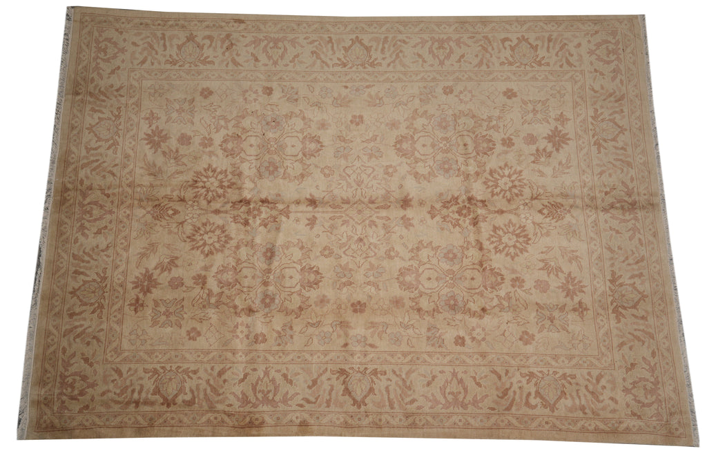8.8 x 11.6  Neutral New Oushak Rug #PIX-17464