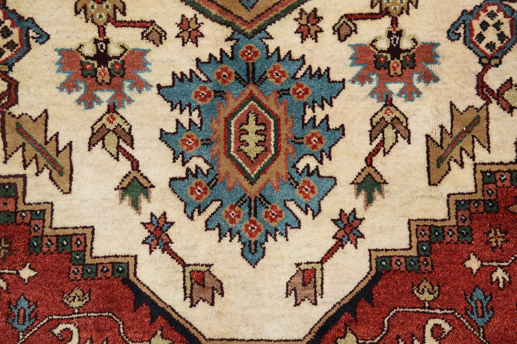 9 x 12 New Handmade Heriz Serapi Rug #F-4600