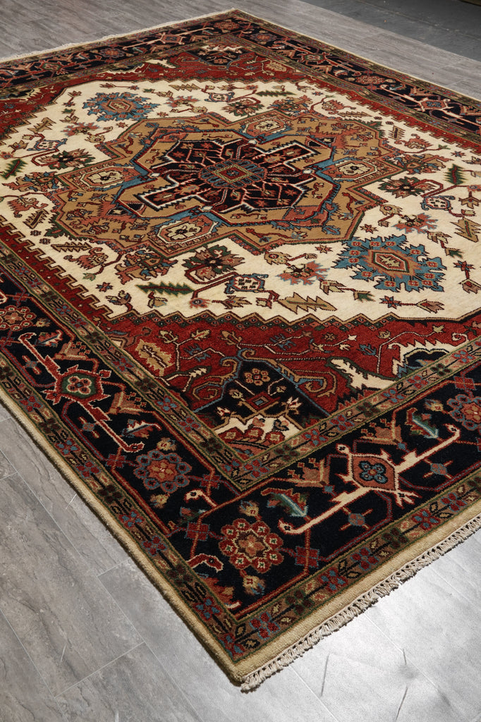 9 x 12 New Handmade Heriz Serapi Rug #F-4600
