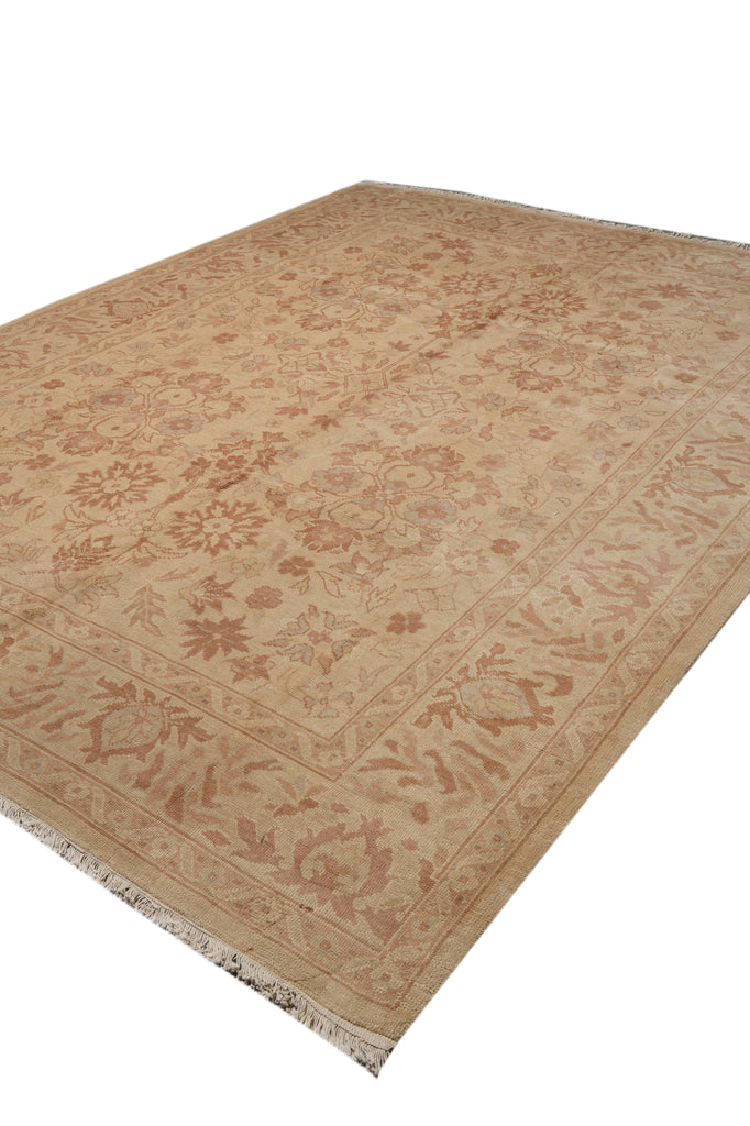 8.8 x 11.6  Neutral New Oushak Rug #PIX-17464