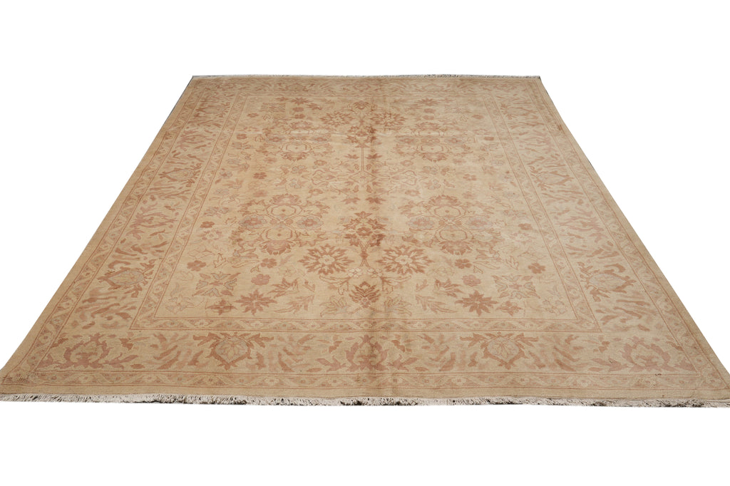 8.8 x 11.6  Neutral New Oushak Rug