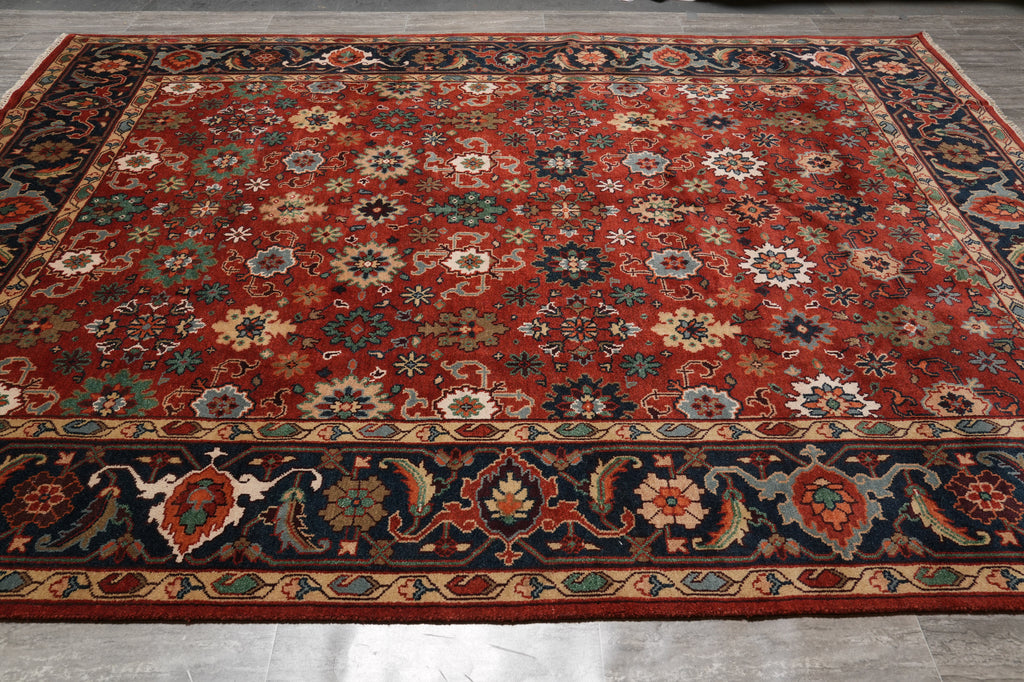 9 x 12 New Handmade Mahal Rug #F-4601