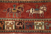 Load image into Gallery viewer, 8 x 9.9 Tribal Bakhtiar Horse Handmade Rug #F-4602