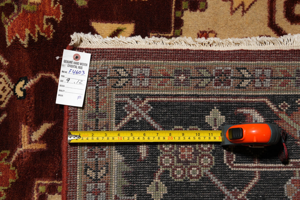9 x 12 New Handmade Serapi Rug Handmade India #F-4603