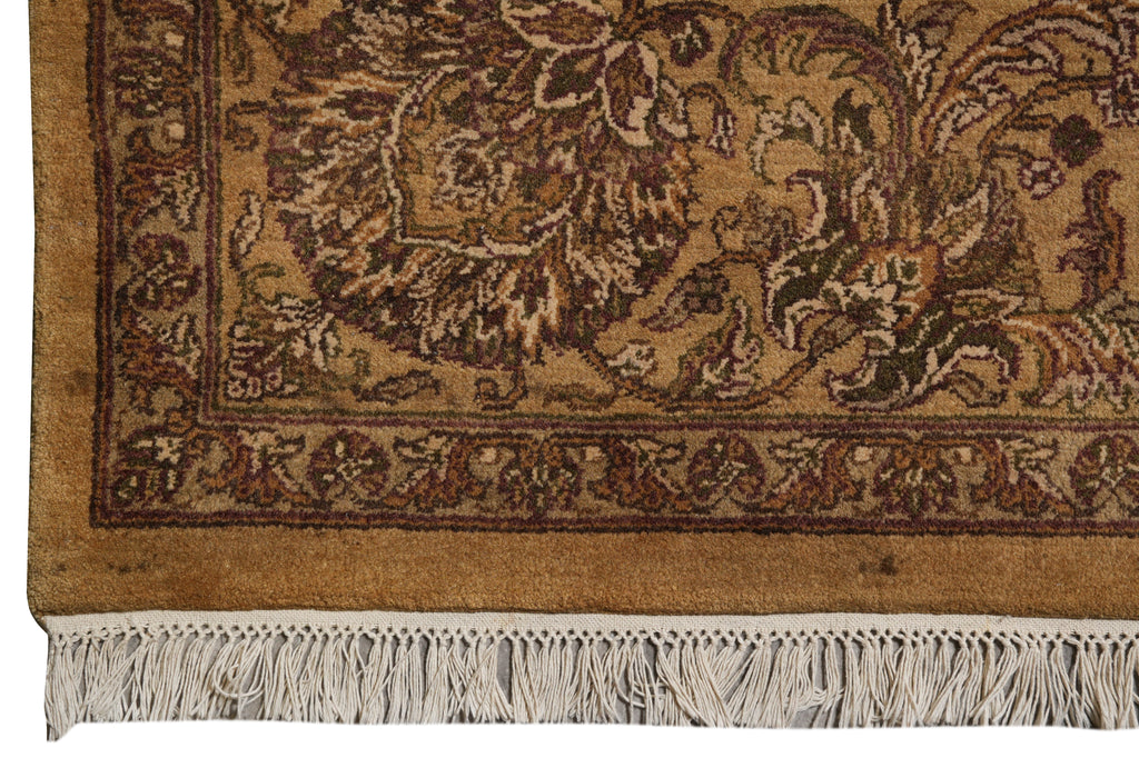 9 x 12 Beige Hand-Knotted Gold Jaipur Rug #PIX-3566