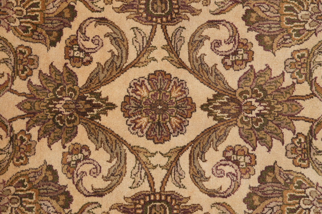 9 x 12 Beige Hand-Knotted Gold Jaipur Rug #PIX-3566