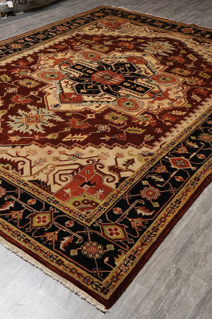 9 x 12 New Handmade Serapi Rug Handmade India #F-4603
