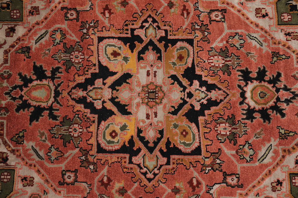 8 x 9.9 New Heriz Rug Handmade India #F-4604