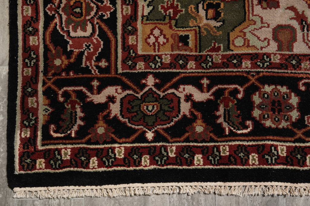8 x 9.9 New Heriz Rug Handmade India #F-4604