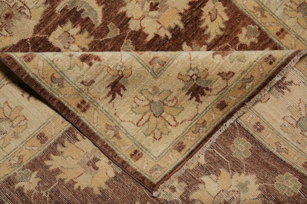 4.9 x 6.6 Warm Handmade Carpet Chobi Peshawar Ghazni Wool Transitional Rug - Pakistan #PIX-22293