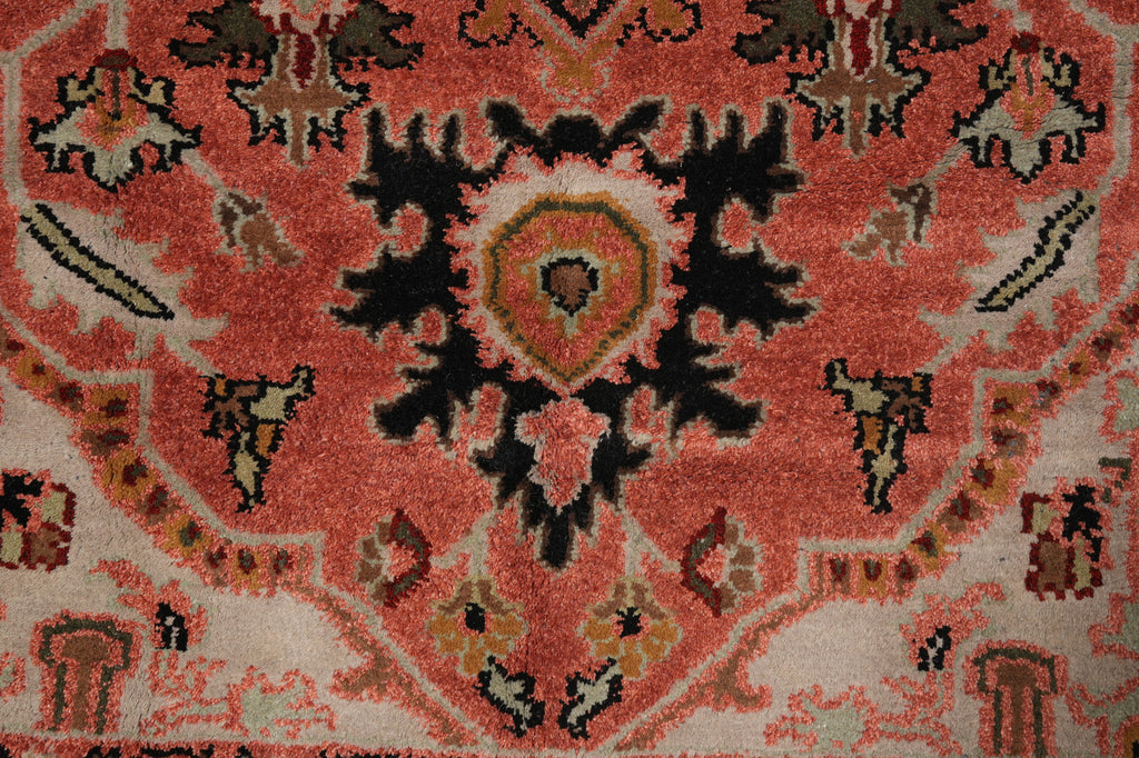 8 x 9.9 New Heriz Rug Handmade India #F-4604