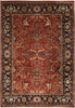 Load image into Gallery viewer, 9 x 12 New Handmade Quality Wool Rug Rust Black