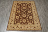 Load image into Gallery viewer, 4.9 x 6.6 Warm Handmade Carpet Chobi Peshawar Ghazni Wool Transitional Rug - Pakistan #PIX-22293