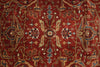Load image into Gallery viewer, 9 x 12 New Handmade Quality Wool Rug Rust Black #F-4605