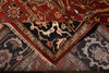 Load image into Gallery viewer, 9 x 12 New Handmade Quality Wool Rug Rust Black #F-4605