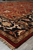 Load image into Gallery viewer, 9 x 12 New Handmade Quality Wool Rug Rust Black #F-4605