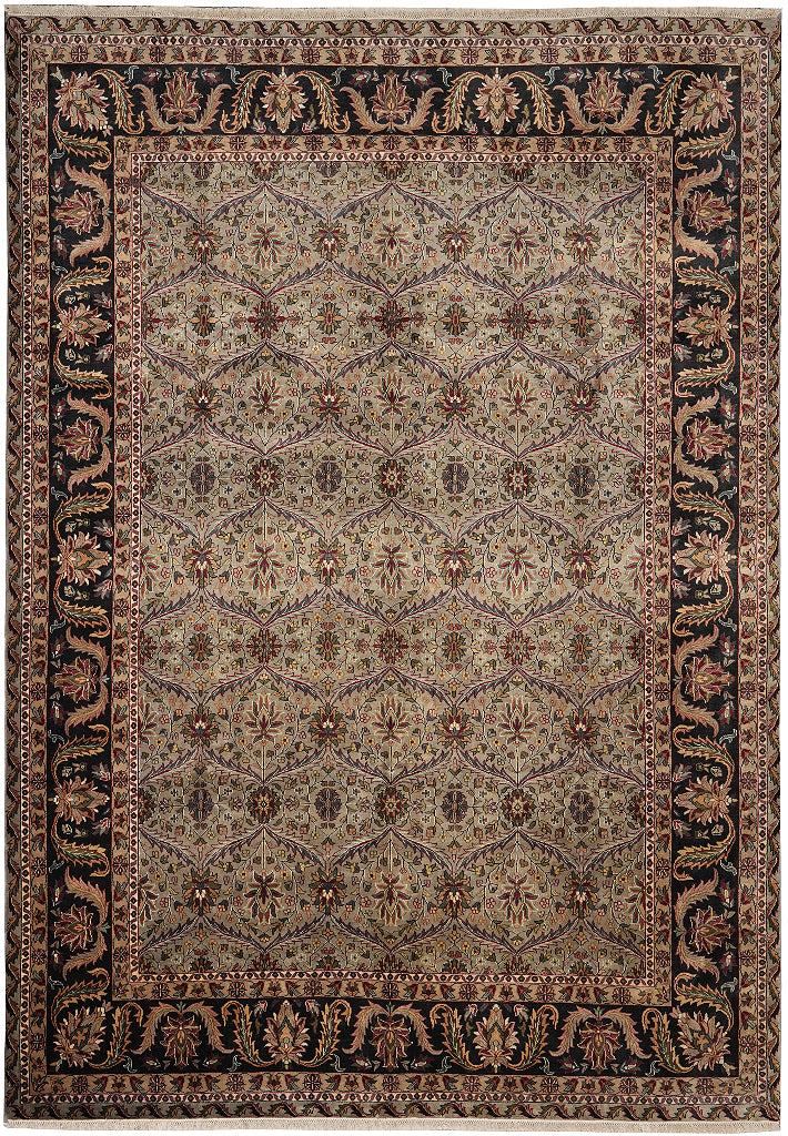 9 x 12 Green Black Quality Jaipur Rug