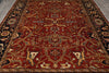 Load image into Gallery viewer, 9 x 12 New Handmade Quality Wool Rug Rust Black #F-4605