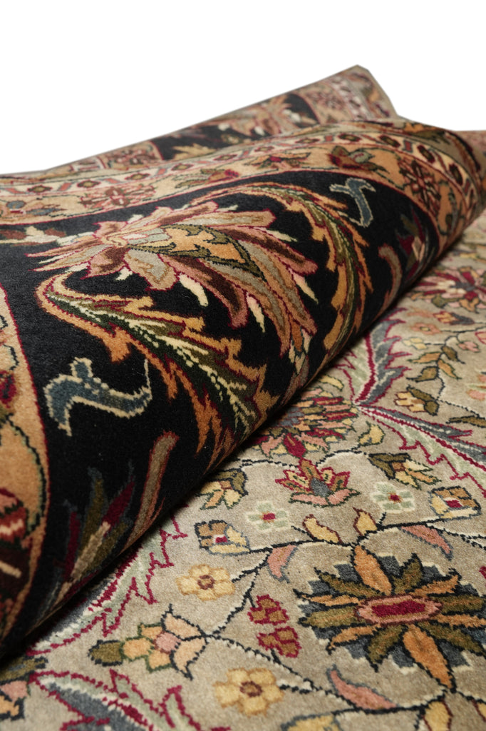 9 x 12 Green Black Quality Jaipur Rug  #PIX-6416