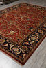 Load image into Gallery viewer, 9 x 12 New Handmade Quality Wool Rug Rust Black #F-4605