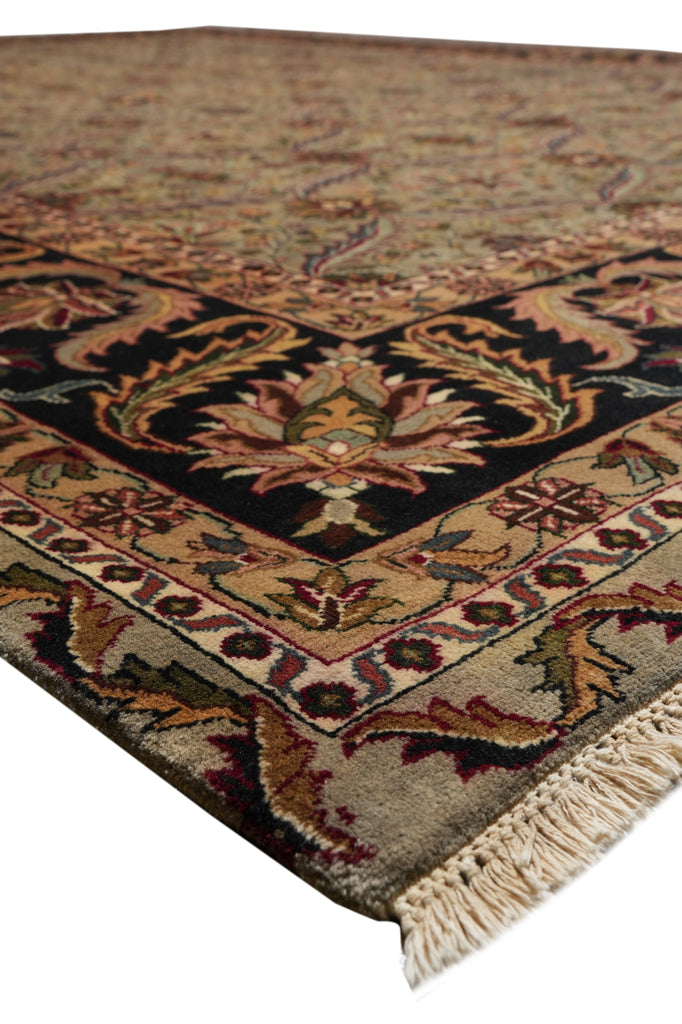 9 x 12 Green Black Quality Jaipur Rug  #PIX-6416