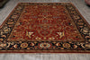 Load image into Gallery viewer, 9 x 12 New Handmade Quality Wool Rug Rust Black #F-4605