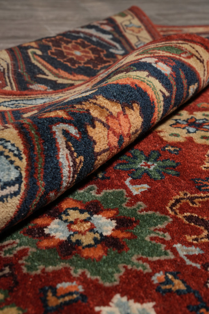 9 x 12 New Mahal Wool Rug Handmade India #F-4606