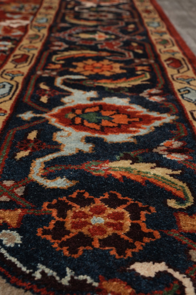9 x 12 New Mahal Wool Rug Handmade India #F-4606