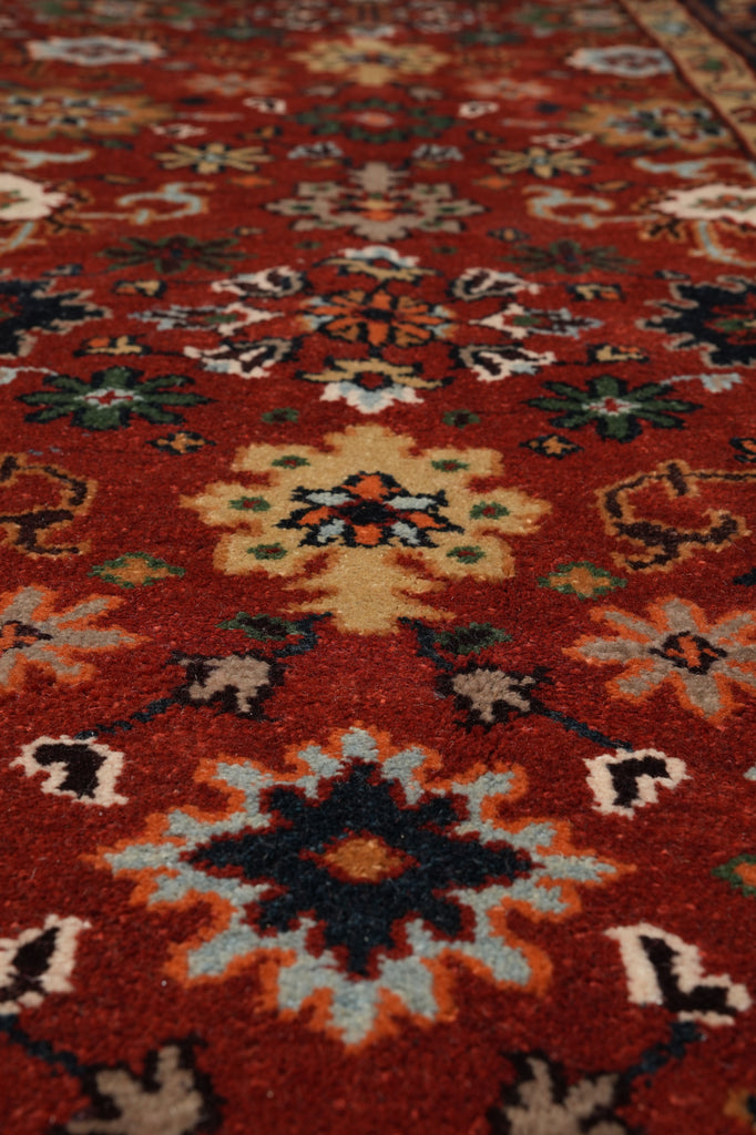 9 x 12 New Mahal Wool Rug Handmade India #F-4606