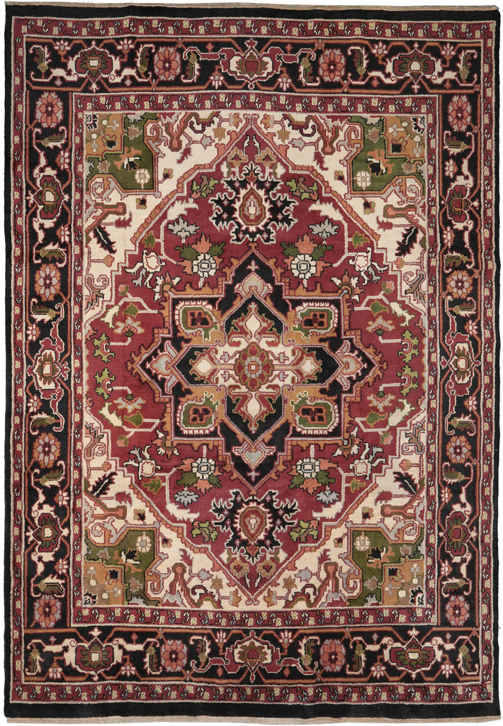 9.7 x 14 New Heriz Rug Handmade India