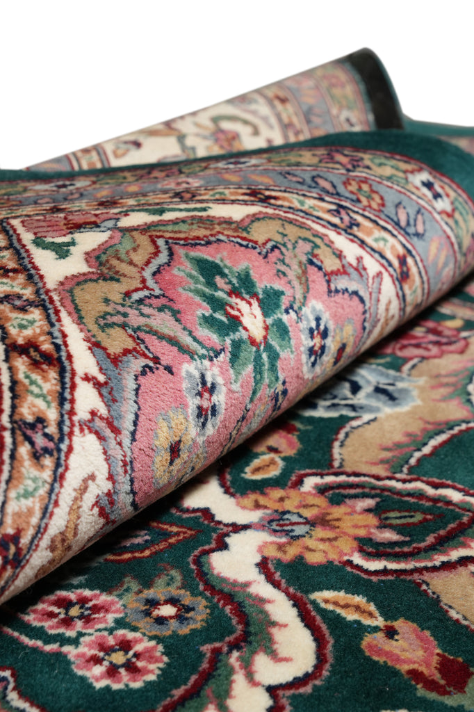 8.8 x 11.8  William Morris Dark Emerald Green Jaipur Rug #PIX-25641