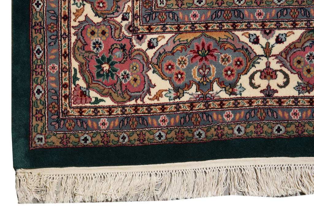 8.8 x 11.8  William Morris Dark Emerald Green Jaipur Rug #PIX-25641