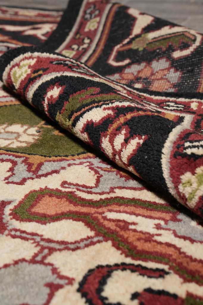 9.7 x 14 New Heriz Rug Handmade India #F-4607